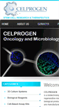 Mobile Screenshot of celprogen.com